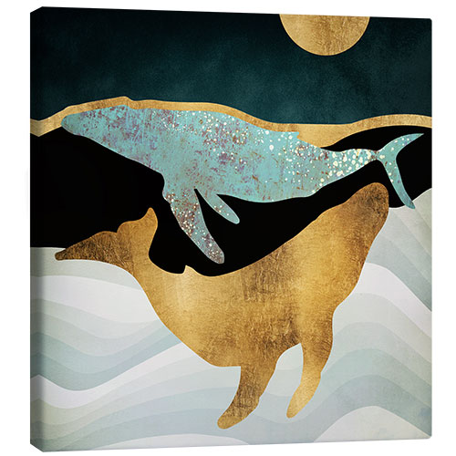 Canvas print The song of the whales