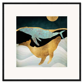Innrammet kunsttrykk Whale Song