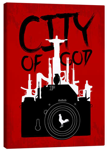 Canvas print City of God - Minimal Movie Fanart Alternative