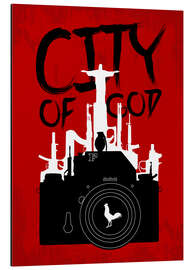 Magnettafel City of God - Minimal Movie Fanart Alternative