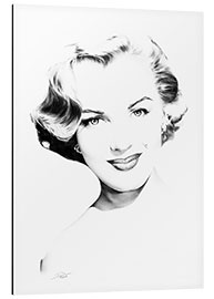 Tableau en aluminium Marilyn Monroe I