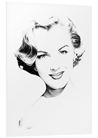 Foam board print Marilyn Monroe I