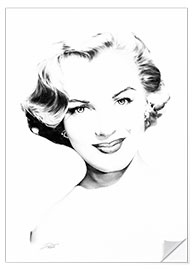 Självhäftande poster Marilyn Monroe I