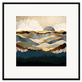 Framed art print Golden Vista