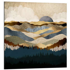 Magnettafel Goldene Aussicht