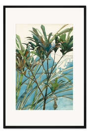 Gerahmter Kunstdruck Zweige und Blätter