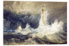 Akrylbillede  Bell Rock Lighthouse - Joseph Mallord William Turner