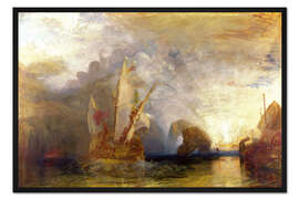 Gerahmter Kunstdruck Ulysses verspottet Polyphemus