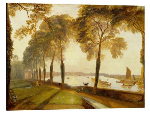 Stampa su alluminio joseph mallord william turner paintings mortlake terrace the seat of william moffat summers evening 