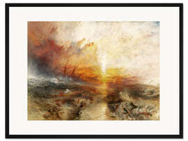 Gerahmter Kunstdruck Das Sklavenschiff - Joseph Mallord William Turner