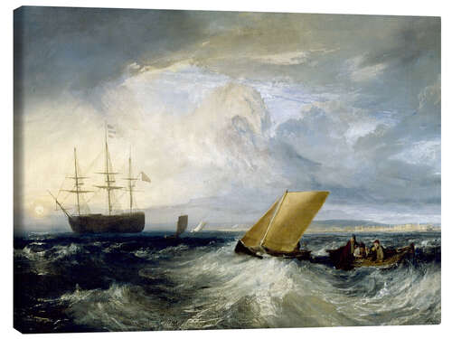Canvas print Sheerness as seen from the Nore