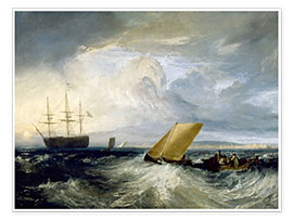Wandbild  Schiere vom Nore aus gesehen - Joseph Mallord William Turner