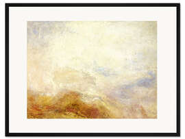 Gerahmter Kunstdruck Eine Bergszene, Val d'Aosta