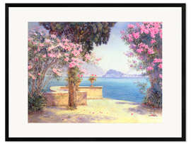 Plakat artystyczny premium w ramie Bellagio, from the Garden of the Grand Hotel, Menaggio