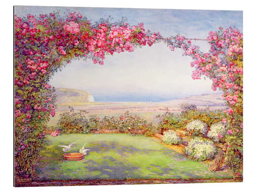 Galleriprint A Garden with a Rose Arch