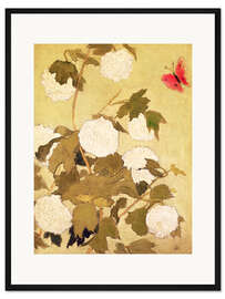 Gerahmter Kunstdruck Schneebälle