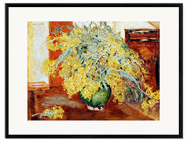 Stampa artistica con cornice Mimose