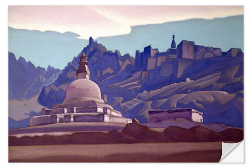 Vinilo para la pared montículo tumba, Ladakh