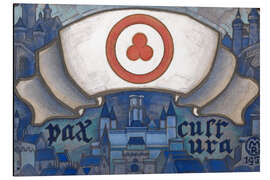 Magnettafel Banner des Friedens