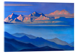 Tableau en verre acrylique  Kangchenjunga, Himalaya - Nicholas Roerich