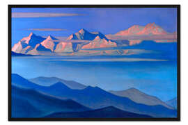 Gerahmter Kunstdruck Kangchendzönga, Himalaya