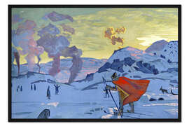 Gerahmter Kunstdruck Das Signalfeuer Frieden