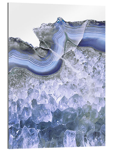 Gallery print Agate in water blue