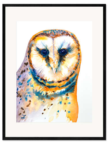 Kunsttryk i ramme Gorgeous Barn Owl