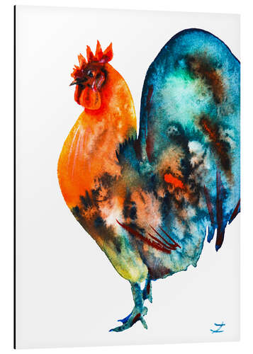 Tableau en aluminium Tall Standing Rooster