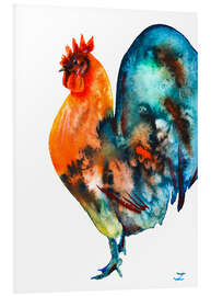 Foam board print Tall Standing Rooster