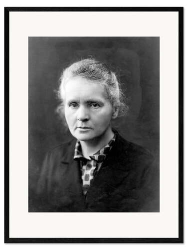 Impresión de arte enmarcada Marie Curie