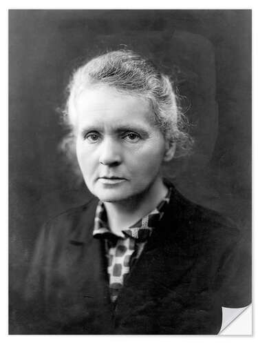 Wandsticker Marie Curie