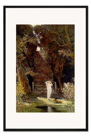 Gerahmter Kunstdruck Waldnymphe