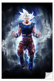 Wall sticker Ultra Instinct Goku master