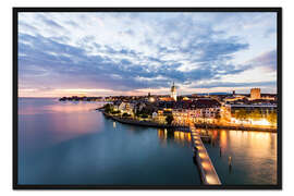 Gerahmter Kunstdruck Friedrichshafen am Bodensee