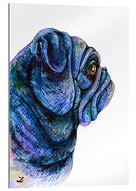 Gallery print Black Pug