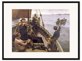 Framed art print Off to the Fishing Ground