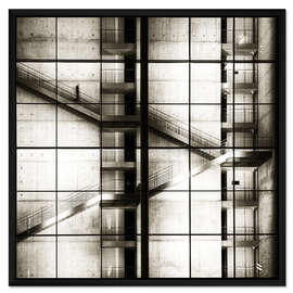 Gerahmter Kunstdruck Fassade