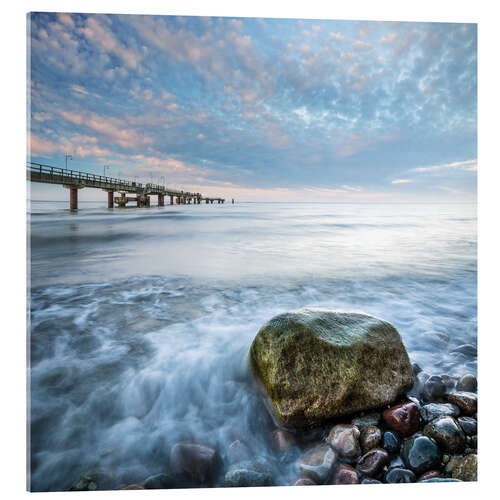 Acrylic print Somewhere on the sea