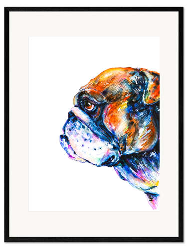 Framed art print Bulldog