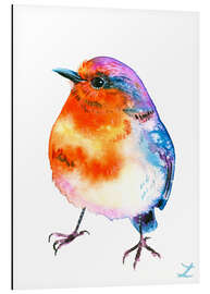 Magnettafel Fröhliches Rotkehlchen