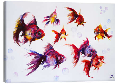 Canvas-taulu Calico Ryukin Goldfish