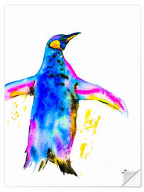 Selvklebende plakat Penguin