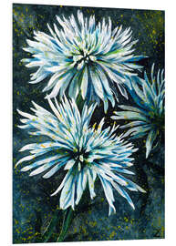 Foam board print Chrysanthemums