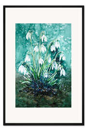 Gerahmter Kunstdruck Vorboten des Frühlings