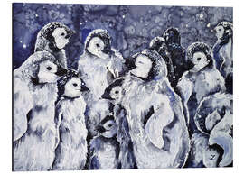 Magnettafel Schläfrige Pinguine