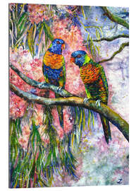 Gallery print Rainbow Lorikeets