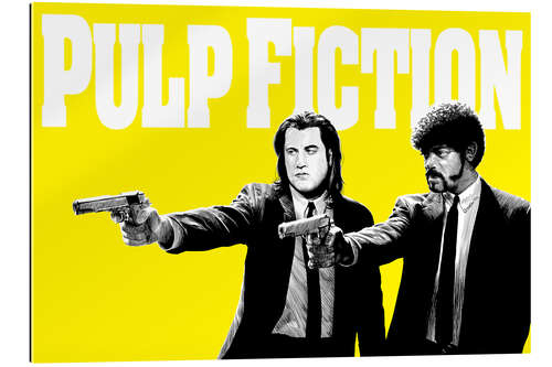 Quadro em plexi-alumínio Pulp Fiction Yellow BANG