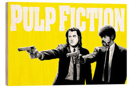 Puutaulu Pulp Fiction Yellow BANG