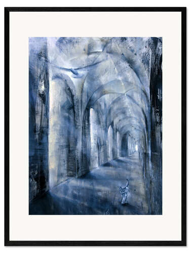 Ingelijste kunstdruk light and shadow
